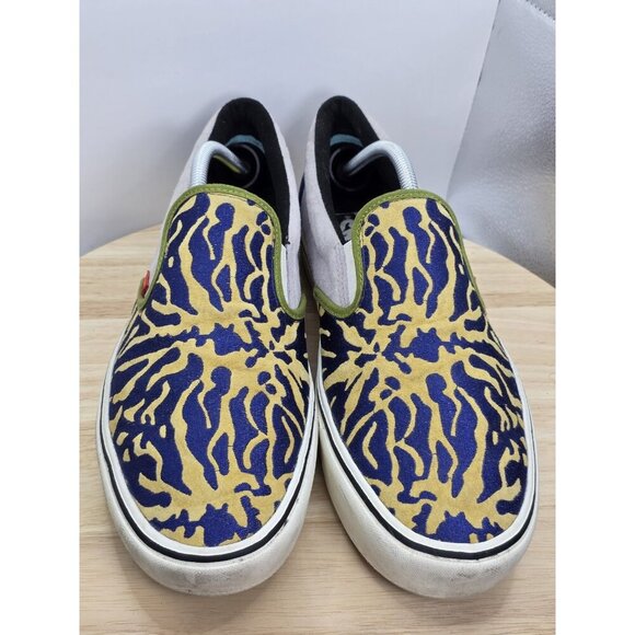 Vans ComfyCush Era Bugs LSU mens Size 12 Purple Blue Athletic Shoes Sneakers - Picture 4 of 9